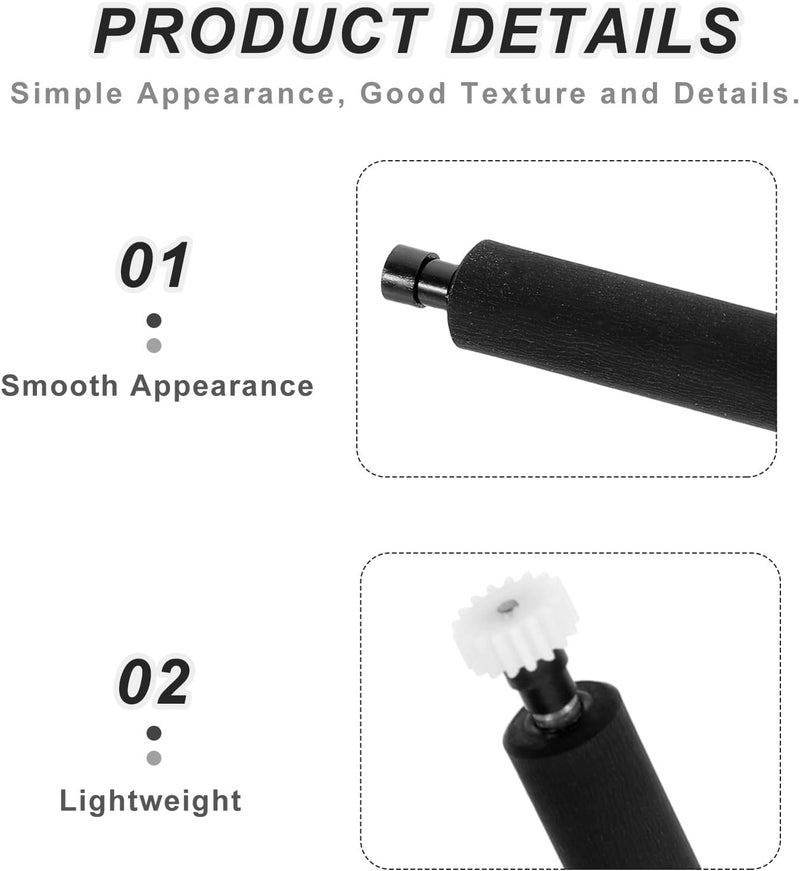 Press Roller Shaft for Thermal Printer, Printer Platen Roller Replacement, High-Precision with Gear for Office and Home Printing - Image 3
