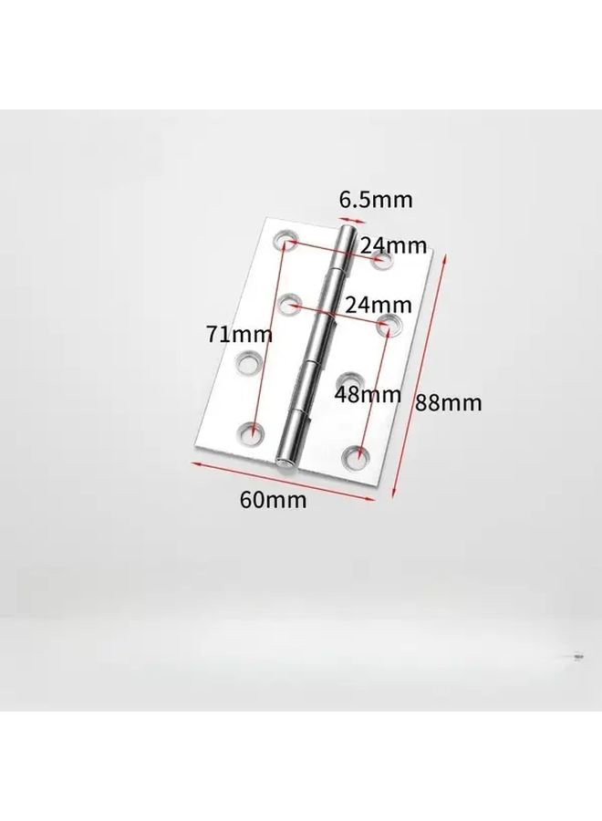 Heavy Duty Stainless Steel Butt Hinges 60x88mm Rust Proof Noise Reduction Set Of 8 - Image 4