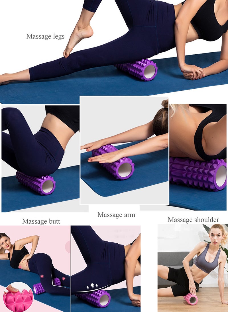 Qiccijoo Foam Roller For Back, Massage Roller for Deep Tissue Massage,Back Pain Relief Muscle Roller,Back Roller,Yoga Rolle,Workout Roller,Exercise Roller(13 inch-Black) - Image 5