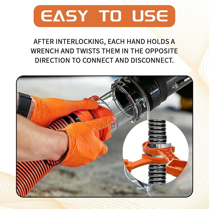 pvotawp 2-in-1 RV Sewer Hose Support & Wrench - Image 3
