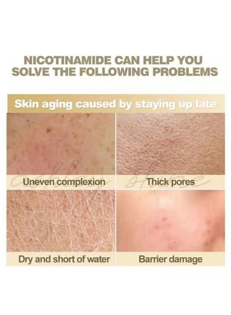 Ashley Shine Niacinamide Pure Serum 2 in 1 Face & Body Whitening and Hydrating Skin 520ml - Image 3