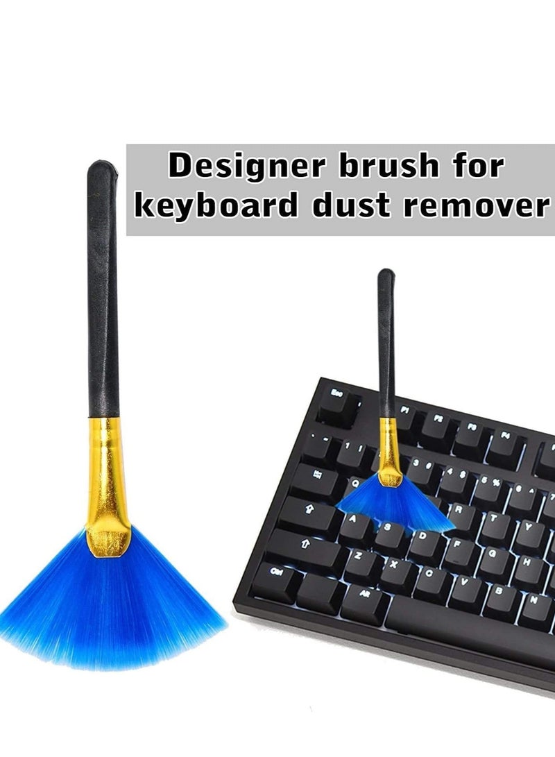 طقم تنظيف شاشة LCD مع قطعة قماش من الألياف الدقيقة وفرشاة ناعمة ومحلول تنظيف - لعدسات الكاميرا والكمبيوتر المحمول والمنظار والتلفزيون والشاشة والجهاز اللوحي والإلكترونيات - منظف مضاد للكهرباء الساكنة خالٍ من الخطوط - Image 5