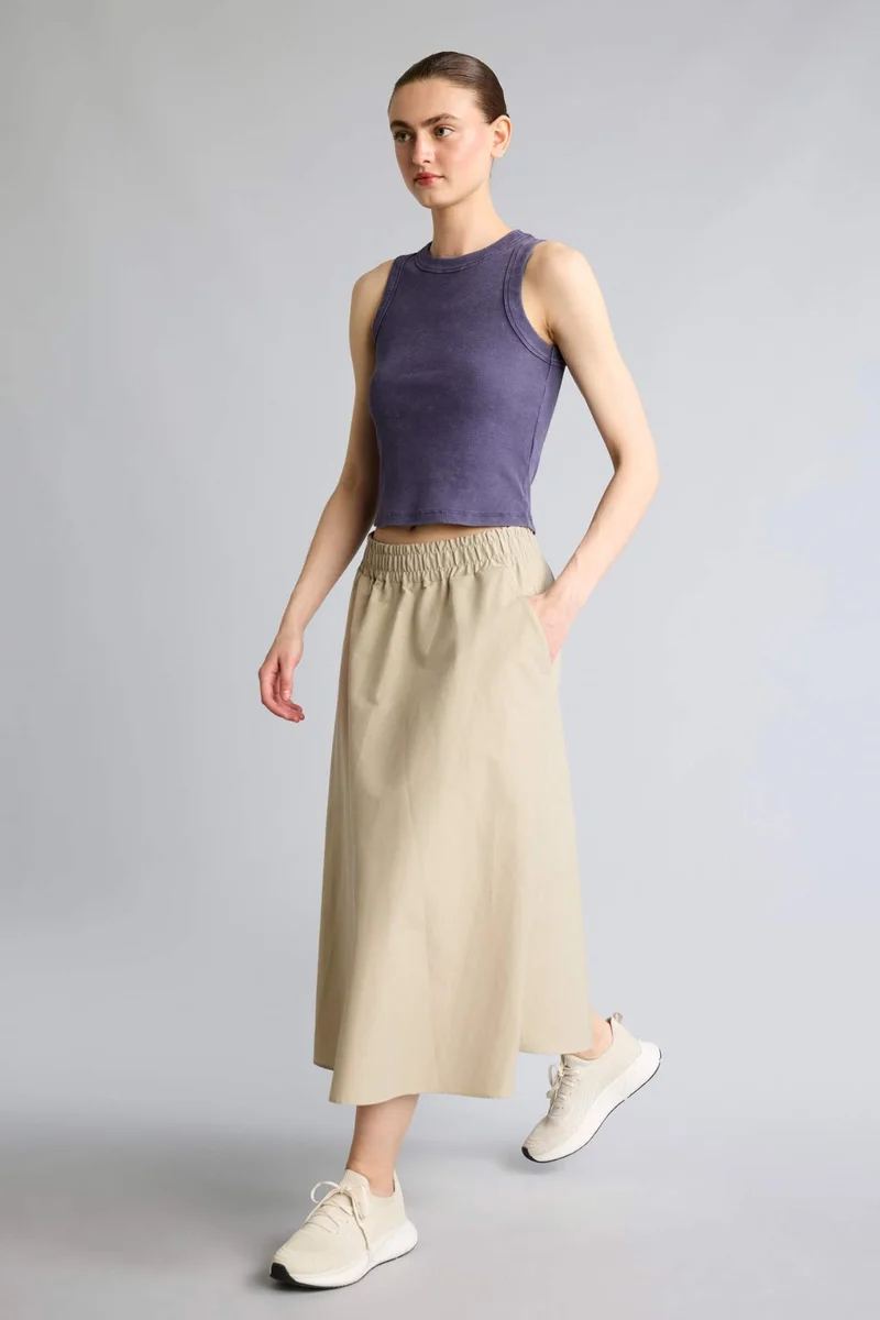ديفاكتو Slim Fit Crew Neck Tank Top