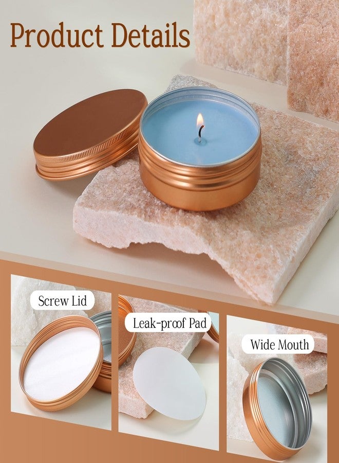 LIYAR 12 Pack 4oz Tins with Lids, Round Salve Tins 4 oz Tin, Empty Salve Containers Aluminum Tin Cans for Candles, Salves, Spices, Gifts & More, Durable, Lightweight & Recyclable Storage Jars - Image 3
