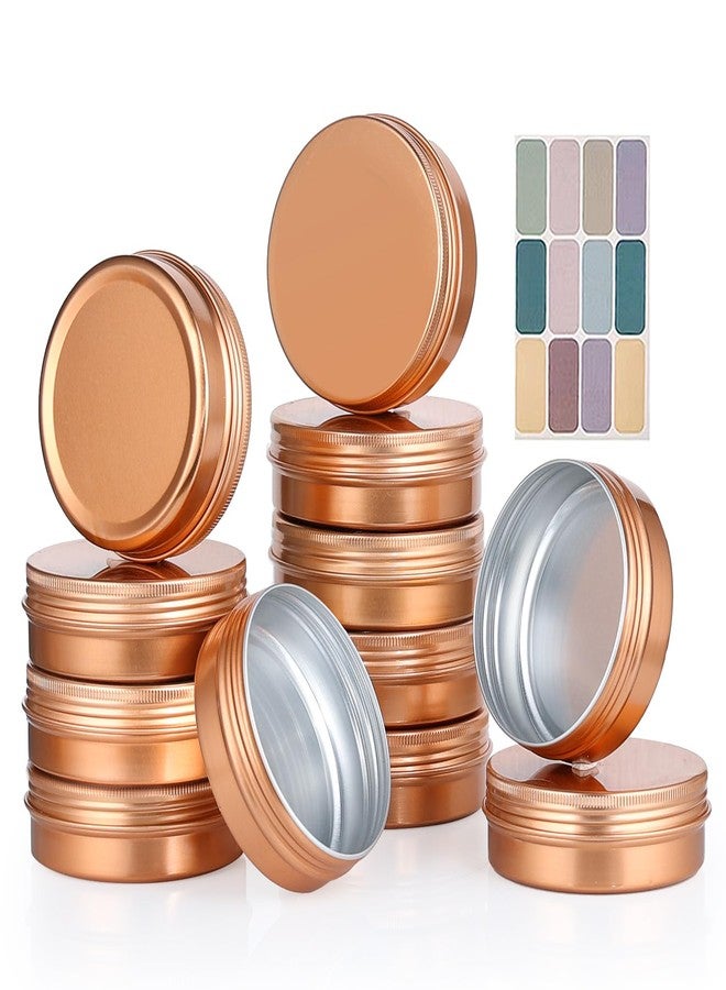 LIYAR 12 Pack 4oz Tins with Lids, Round Salve Tins 4 oz Tin, Empty Salve Containers Aluminum Tin Cans for Candles, Salves, Spices, Gifts & More, Durable, Lightweight & Recyclable Storage Jars - Image 1