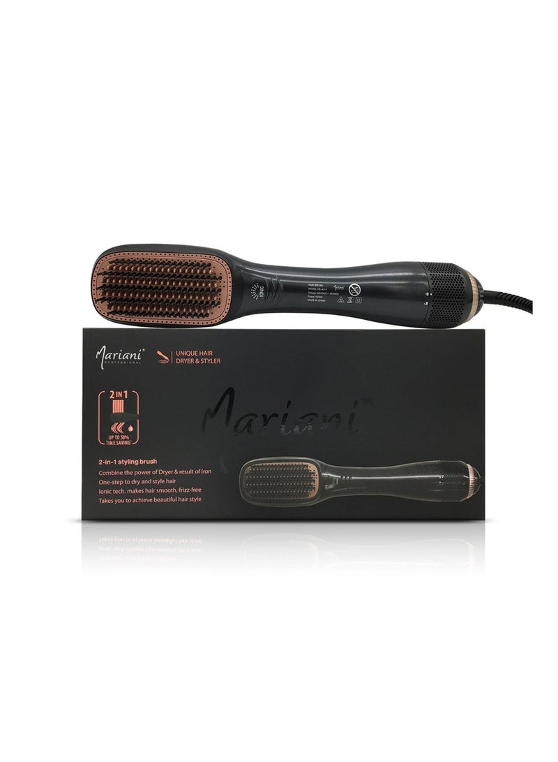 Mariani Professional 2-In-1 Styling Brush - Image 1