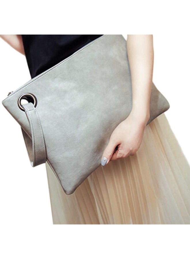 Yogodlns Yogodlns Solid Women Clutch Bag Leather Envelope Evening Handbag