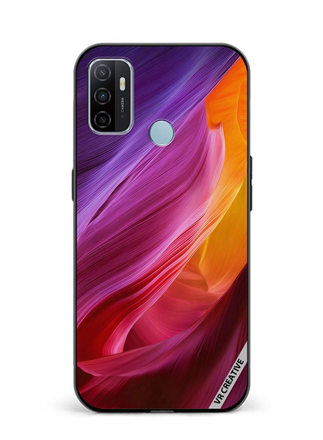 VR CREATIVE Protective Case Cover For Oppo A53 Layers Design Multicolour - Image 1