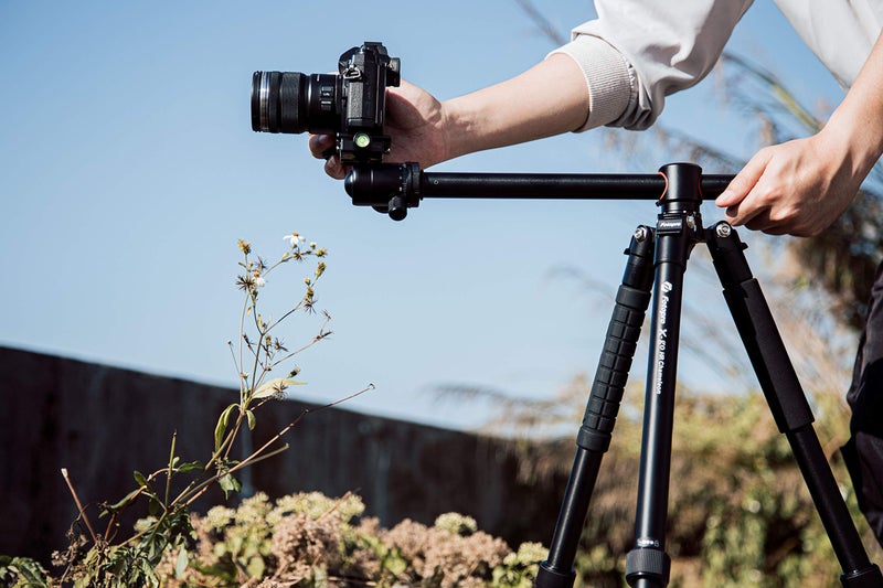 Fotopro X-GO HR Chameleon E2 158CM/62.4 inch Aluminum Tripod & Monopod with 360° Horizontal, FPH-55QS Ball Head, 4-Section Adjustment, 5kg Max Load, Compatible with DSLR Camera, Dv - Image 2
