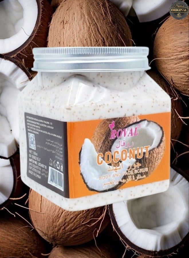 ROVAL 6 Pieces Coconut Body And Face Scrub - Image 2