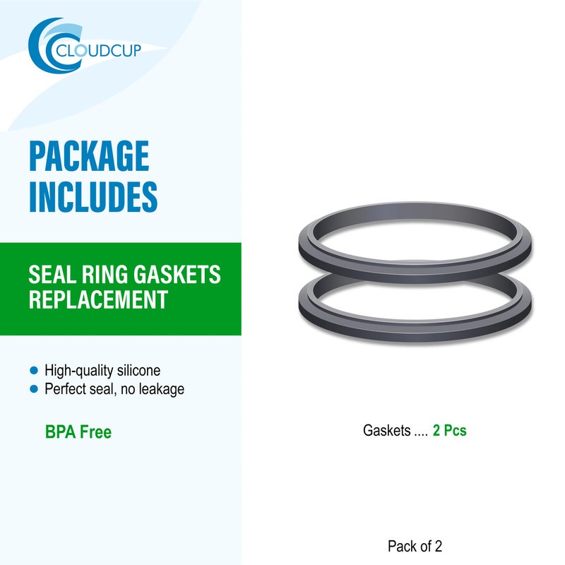 CloudCUP Gasket Replacement Rubber Seal Ring Gaskets for Nutribullet Parts Accessories Blender 900 Series 600W and 900W - Image 2