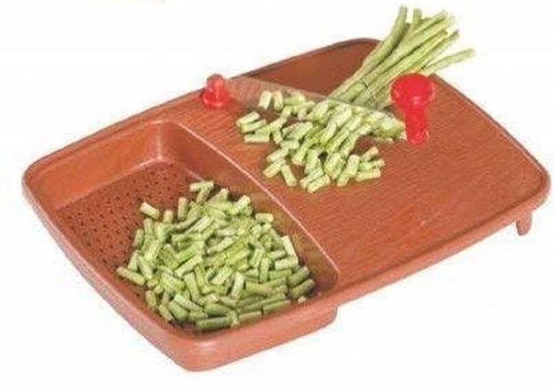 UK Enterprise Vegetables and Fruits Cutting Plastic Chopping Board and Wash Cutting Chopping Board for Home and Kitchen Used Multicolor Plastic Regular - Image 1
