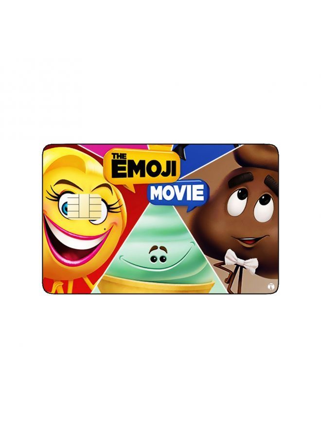 RKN PRINTED BANK CARD STICKER Animation The Emoji Movie By Sony - Image 2