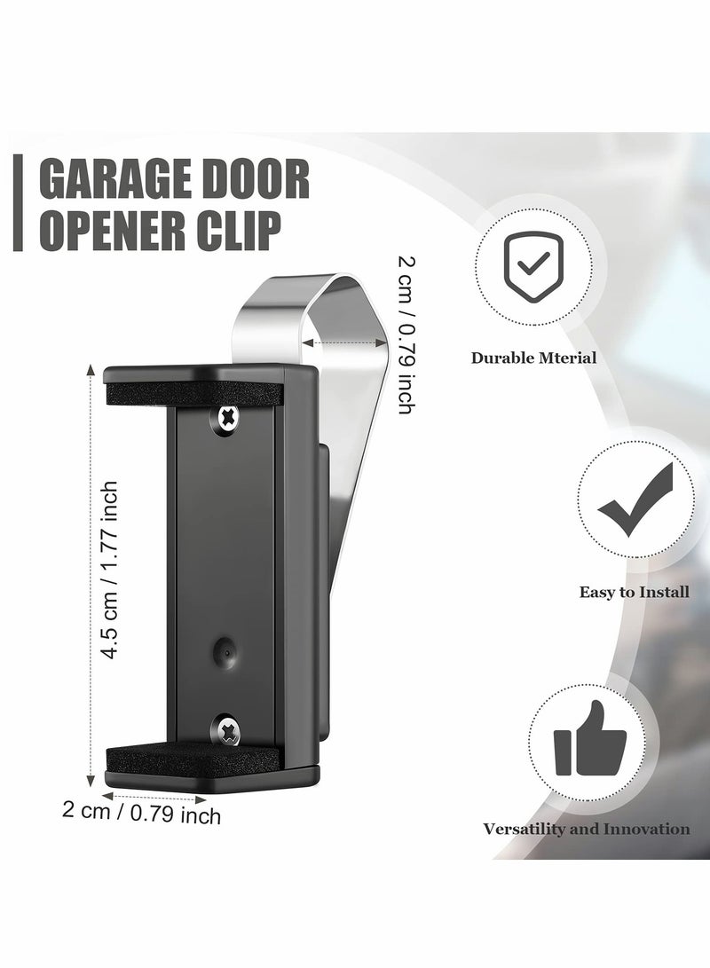 Excefore Garage Door Opener Clip Universal Car Garage Remote Visor Clip Compatible , Adjustable Gate Clicker Holder Fits for Different Size Remotes 1.9 x 2.8 Inch,  - Image 4