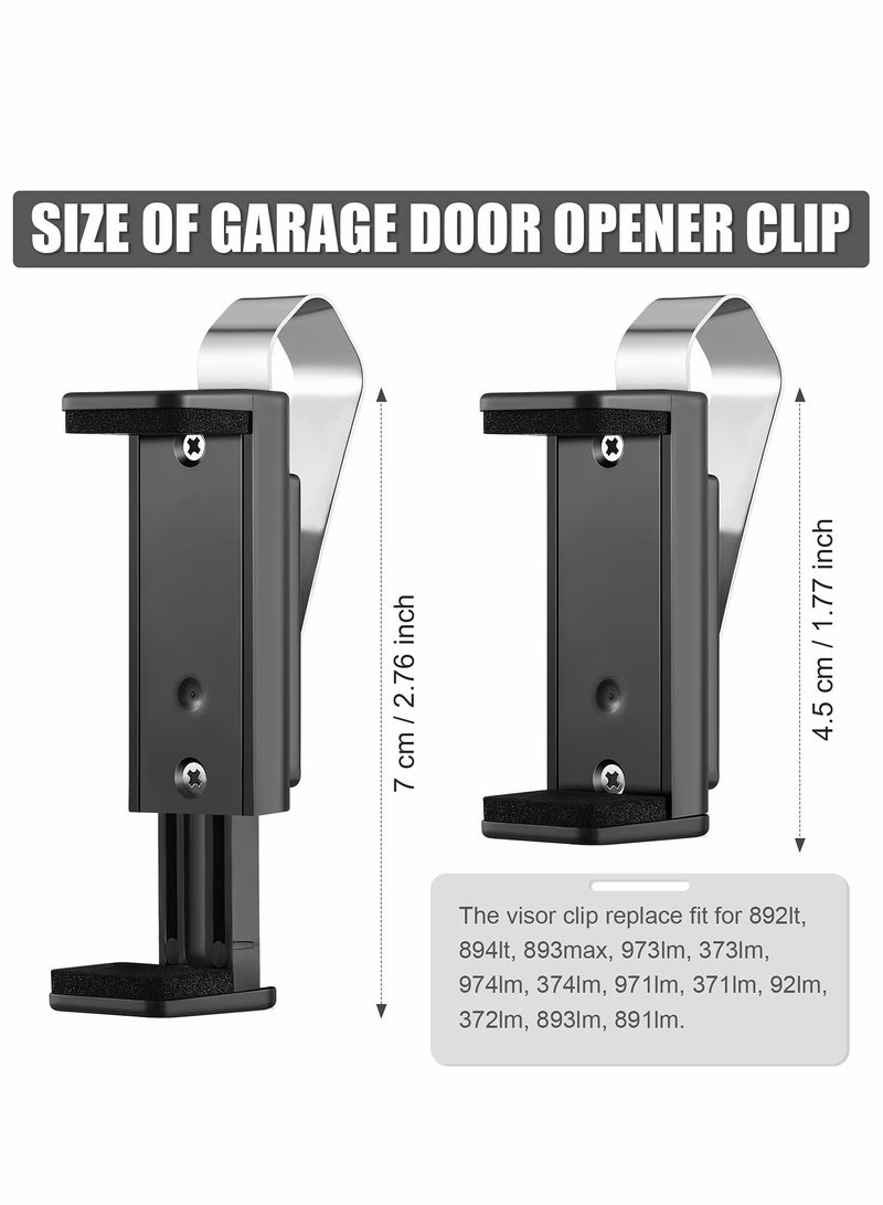 Excefore Garage Door Opener Clip Universal Car Garage Remote Visor Clip Compatible , Adjustable Gate Clicker Holder Fits for Different Size Remotes 1.9 x 2.8 Inch,  - Image 5