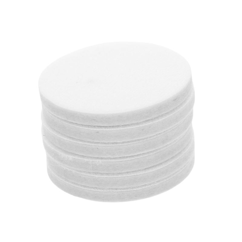 6Pcs Wool Felt Polishing Pads Hook and Loop for Glass Car and Electronic Buffing - Image 2
