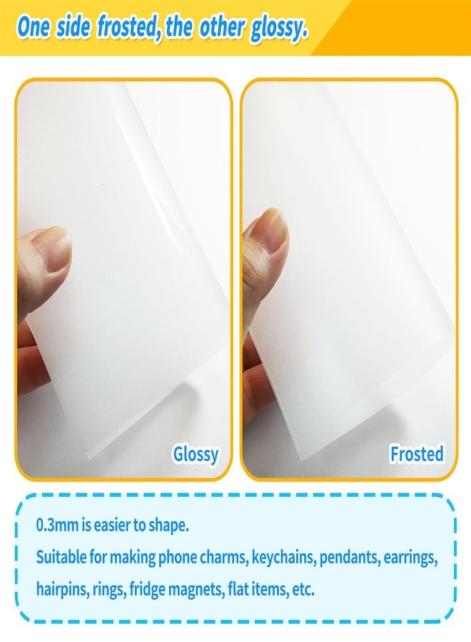 MOIKKA-GC 142PCS Shrink Plastic Sheets Kit, 16PCS 7.9"x5.7" Shrink Paper, Phone Dust Plug, Keychains, Hole Punch & Jump Rings - Creative DIY for Kids, Adults & Teens - Image 4