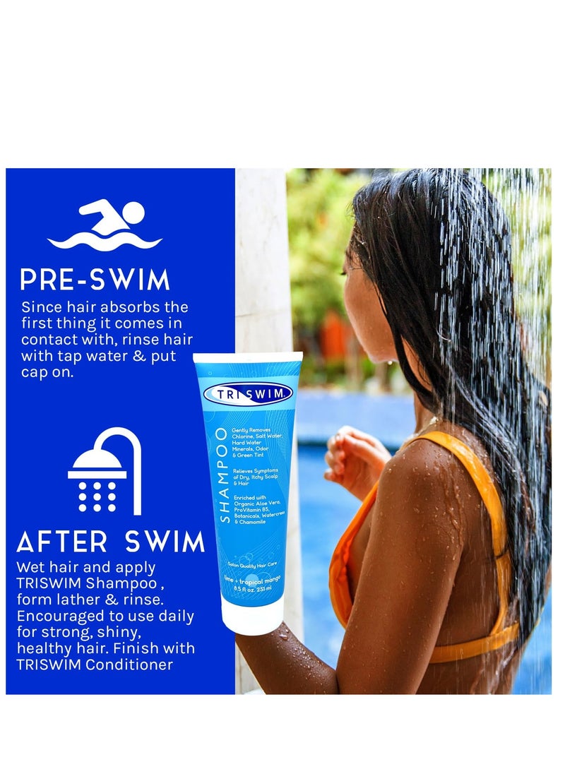 Triswim TRISWIM Chlorine Removal Swimmers Shampoo Moisturizing Repairing Hair, 8.5 fl.oz.  - Image 2
