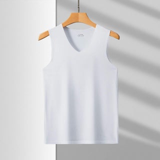 White.-V-neck