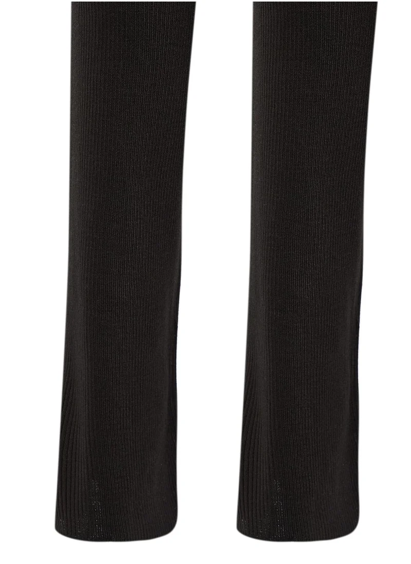 trendyol Tie Detail Crop Top & Pants Set