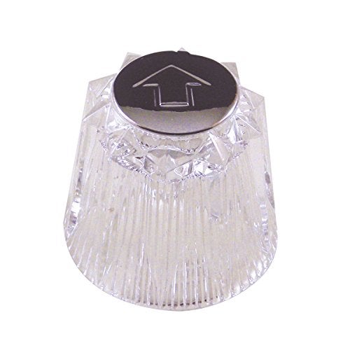 Danco 88721 Small Windsor Style Diverter Handle for Price Pfister, Clear Acrylic - Image 1