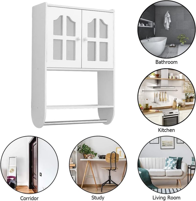 TPGP Bathroom Wall Mounted Cabinet - Waterproof Towel Storage for Kitchen, Toilet, and Living Room - Image 5
