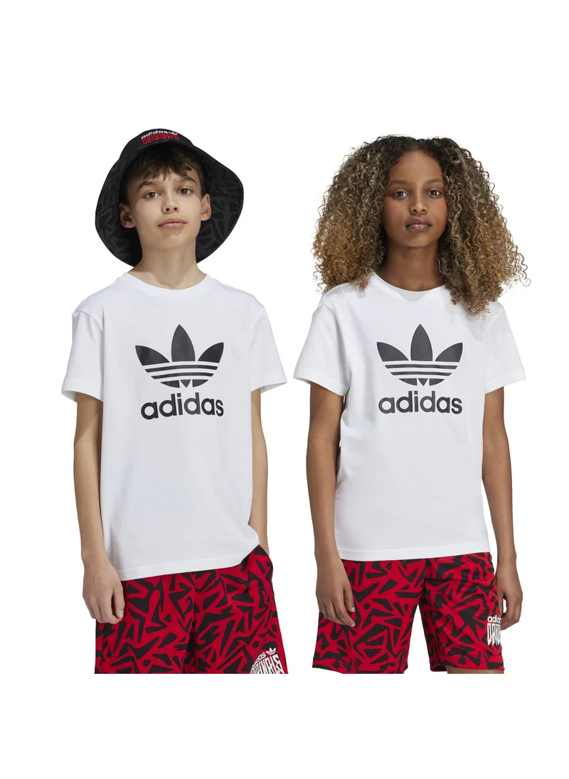 اديداس adidas TREFOIL TEE White Originals Kids T-SHIRTS