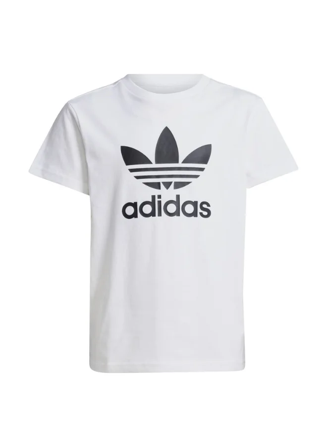 اديداس adidas TREFOIL TEE White Originals Kids T-SHIRTS