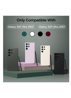 Y&D قلم S لجهاز Samsung Galaxy S23/S22 Ultra Stylus، قلم، عالي الحساسية مع 3 رؤوس، بدون بلوتوث، بديل S23-22 (أبيض)  - Image 2