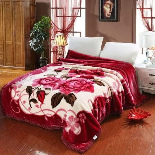 Bezzilish Home Bezzilish Home Luxurious Blanket Double Bed for Heavy Winter Mink Blanket Lightweight Specially for Diwali Gift Size 220 X 240 Cm Pack of 1 Multicolor 010 
