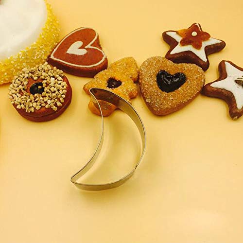 WOTOY Stars And Moon Biscuit Cake Night Sky Theme Cutting Mold - Stainless Steel - Image 5
