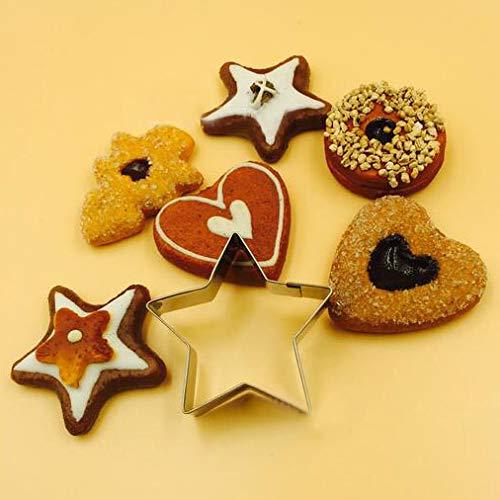 WOTOY Stars And Moon Biscuit Cake Night Sky Theme Cutting Mold - Stainless Steel - Image 4