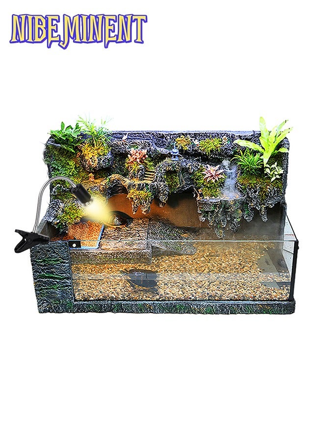 NIBEMINENT 50W Clamp-on Reptile Heat Bulb, 360° Adjustable Aquarium Heating Light, E27 Clamp-on Pet Heating Emitter for Reptiles/Amphibians/Lizards/Turtle/Snakes - Image 4