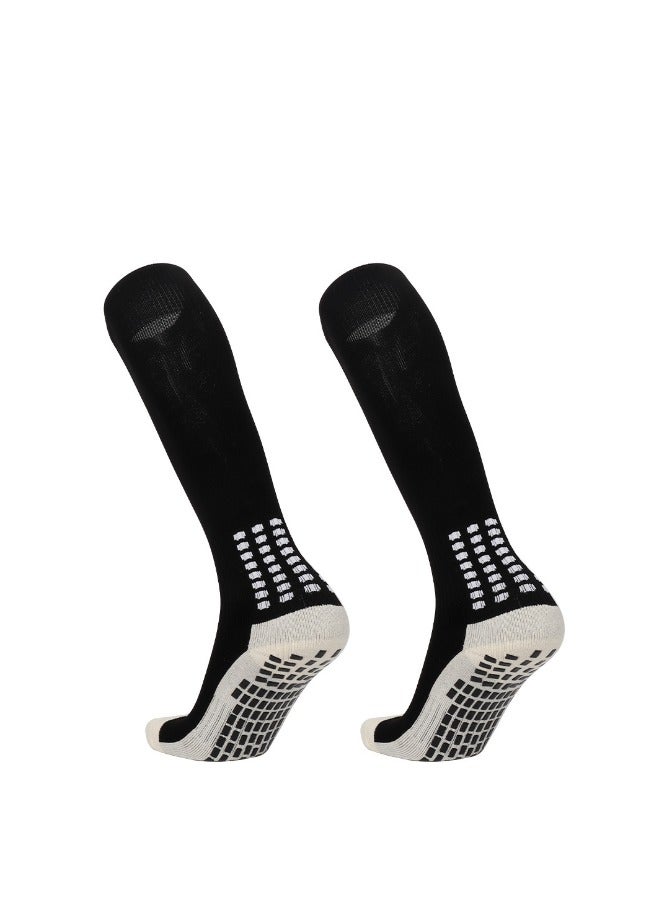 Kenzs 1 pair of long tube football anti-slip socks for men, women and children gel socks anti-slip football socks suitable for football basketball yoga - Image 1