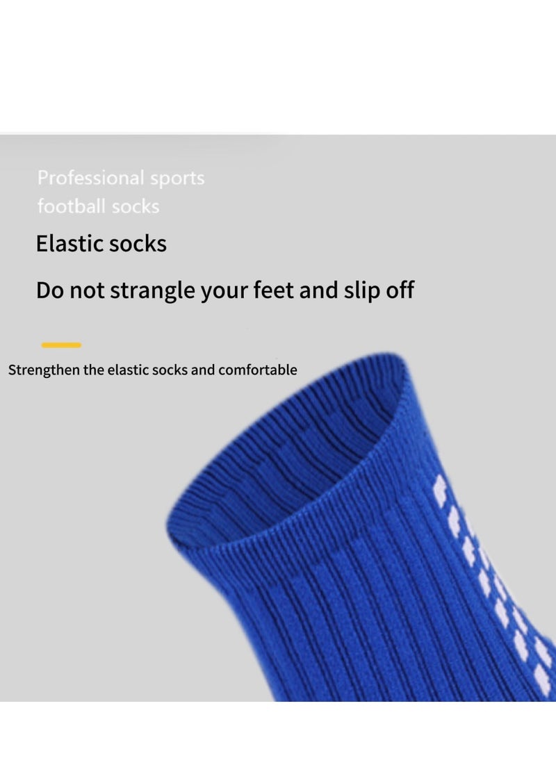 Kenzs 1 pair of long tube football anti-slip socks for men, women and children gel socks anti-slip football socks suitable for football basketball yoga - Image 5