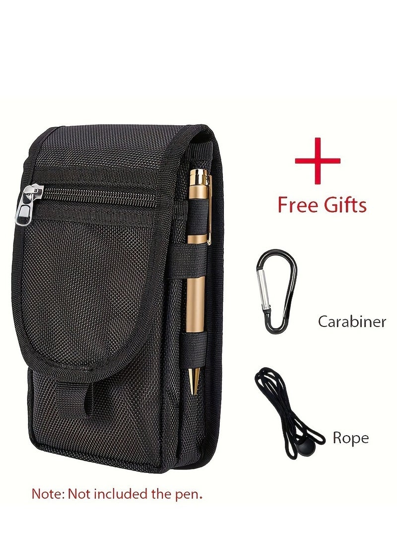 Dark Horse Multi-Purpose Phone Belt Pouch, Tactical Cell Phone Holster, Molle Carrying Case, Men's Waist Pocket for Hiking, Camping, Tool Holder - Image 2