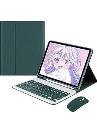 Arabic and English Keyboard Case for Samsung Galaxy Tab A8 10.5'' 2022 Model SM-X200/X205/X207, Detachable Wireless Keyboard Pencil Holder Slim Leather Smart Cover with Mouse - pzsku/Z47C4668B563955583C2BZ/45/_/1701882741/c846b105-d7f0-46a4-aab4-2f033df7963d