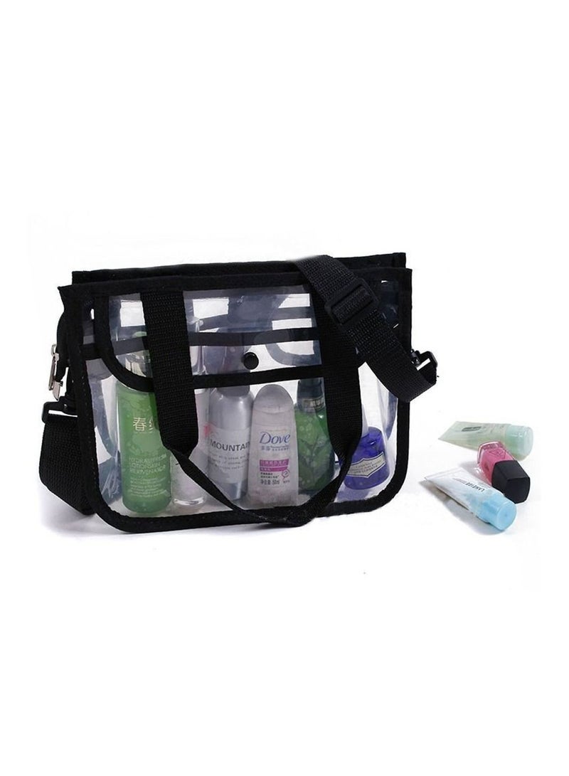 MARGOUN Cosmetic Bag Makeup Bag Transparent Travel Women Handbag Waterproof PVC Beauty Case Toiletry Organizer Clear Bag - Image 3