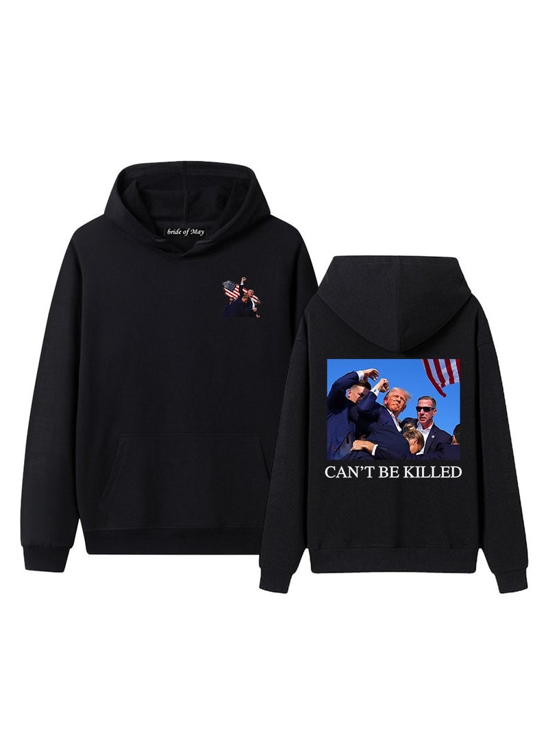 KUYING New Trump Print Hoodie - Image 1