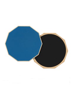 Generic Drum Practice Pad 8 Inches Silent Practice Drum Pad 2-Sided  - Blue  - Image 1