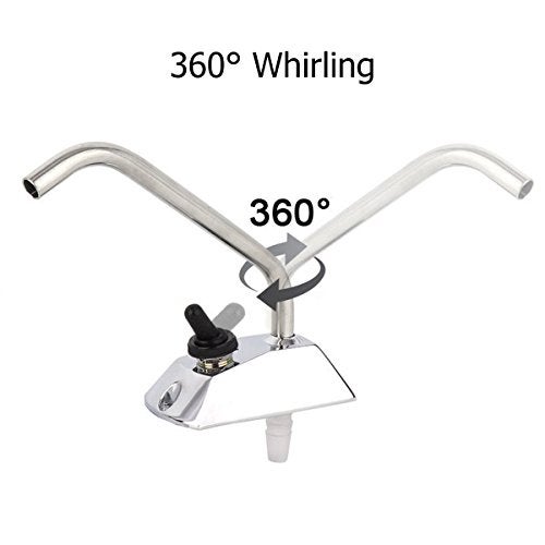 Maso RV Water Pump 12V High-end Super Powerful, MASO Self-Priming Galley High Pressure Electric Pumps with 360° Spin Faucet/Tap for Boat/Caravan Motorhome - Image 2