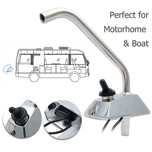Maso RV Water Pump 12V High-end Super Powerful, MASO Self-Priming Galley High Pressure Electric Pumps with 360° Spin Faucet/Tap for Boat/Caravan Motorhome - Image 3