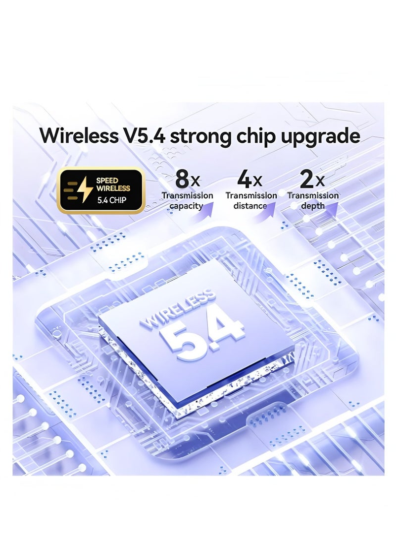 أبلينم سماعات أذن بمشبك خلفي مفتوح، سماعات رياضية لاسلكية بتقنية البلوتوث، علبة شحن لاسلكية مزودة بمؤشر LED للبطارية، سماعات رياضية مقاومة للماء، سماعات للجري (أسود). - Image 4