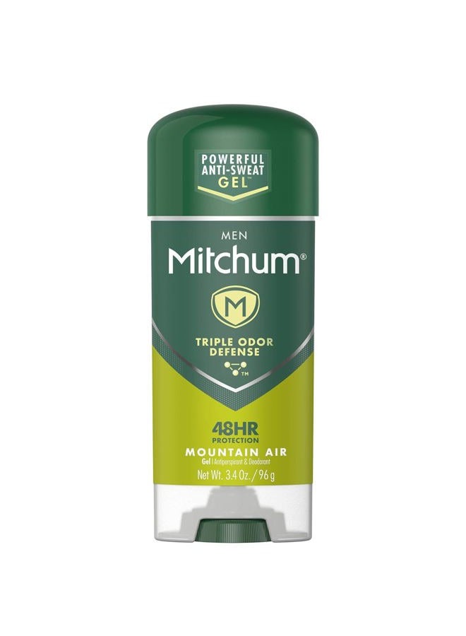 Mitchum Advanced Gel Anti-Perspirant & Deodorant, Mountain Air 3.4 oz (Value Pack of 9) - Image 1
