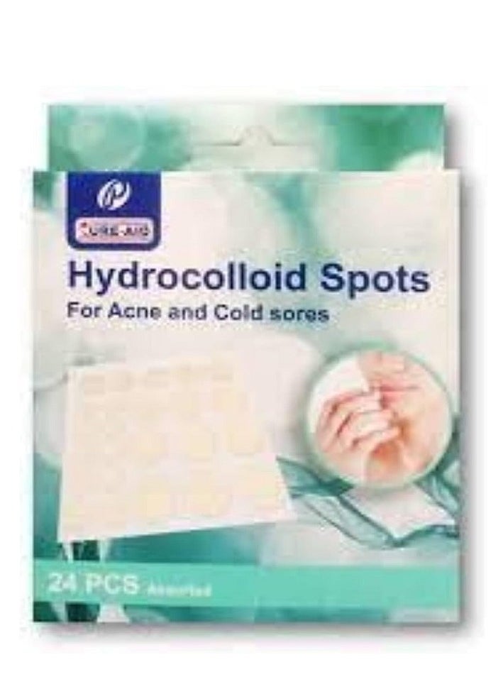 Cure aid 24-Piece Pharmacoll Spot Plaster 