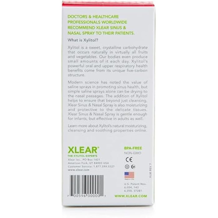 Xlear Natural Nasal Spray with Xylitol, 1.5 fl oz (Pack of 1) - Image 3
