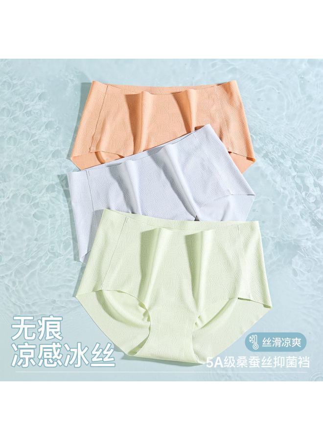 MIIOW Pack Women's Triangle Panties Naked Sensation Seamless Breathable Ultra-thin Mask Panties Women's Underwear - Image 5