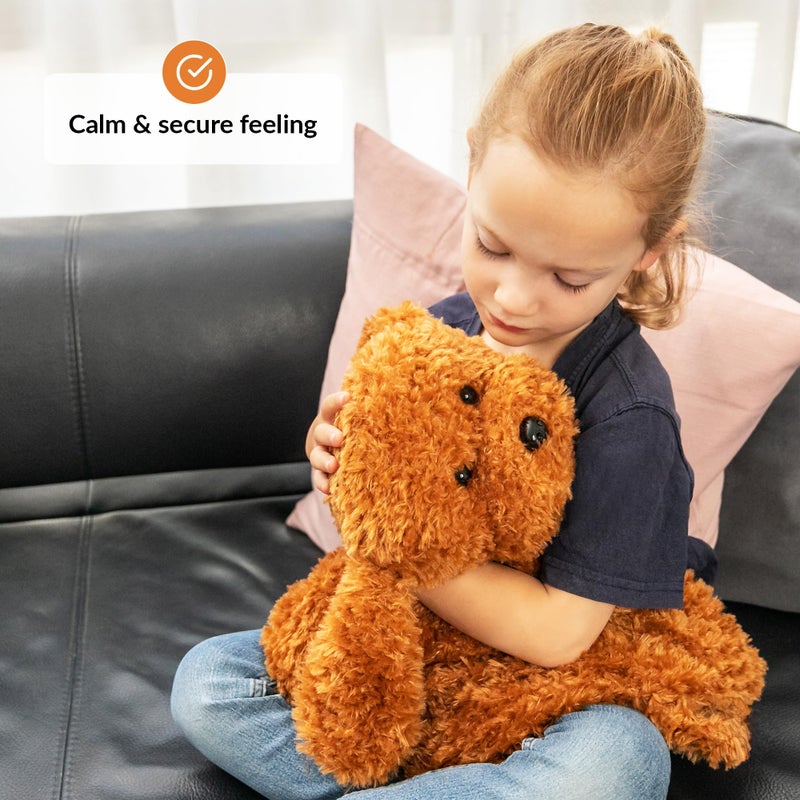 ODOXIA Weighted Lap Pad for Kids  Calming  Comforting  Lap Animal  Dog Buddy  Sensory Weight Animals  Weighted Blanket for Sensory Disorder  Carrying Bag Included  5 Lbs - Image 3