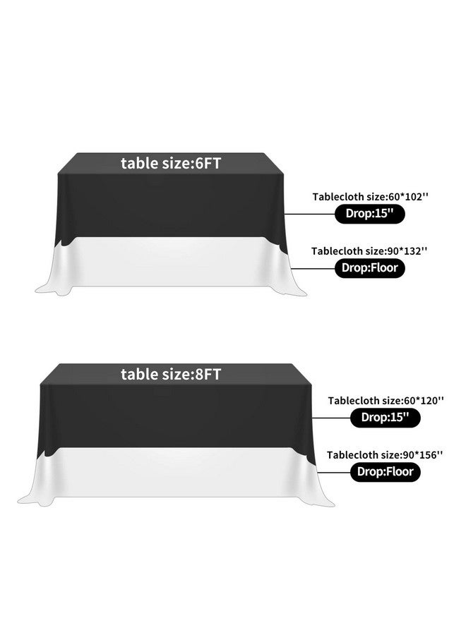 Cupuamon Rectangle Tablecloth 60x102 inch Washable Polyester Fabric Table Cloth for Wedding Party Dining Banquet Decoration（60x102, White） - Image 3