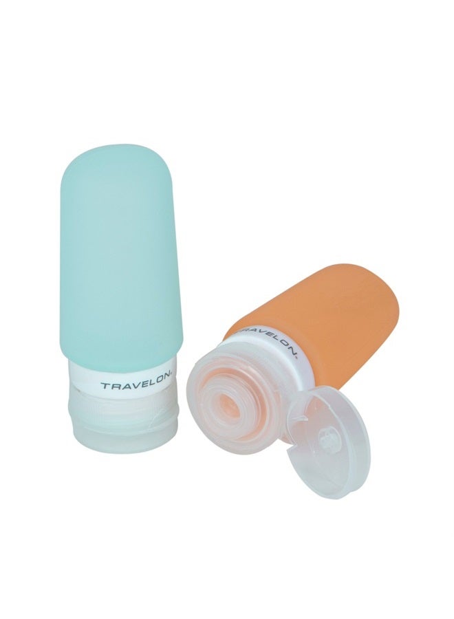 Travelon Set Of 2 Smart Tubes, 2 Ounce, Orange/Blue, One Size - Image 1